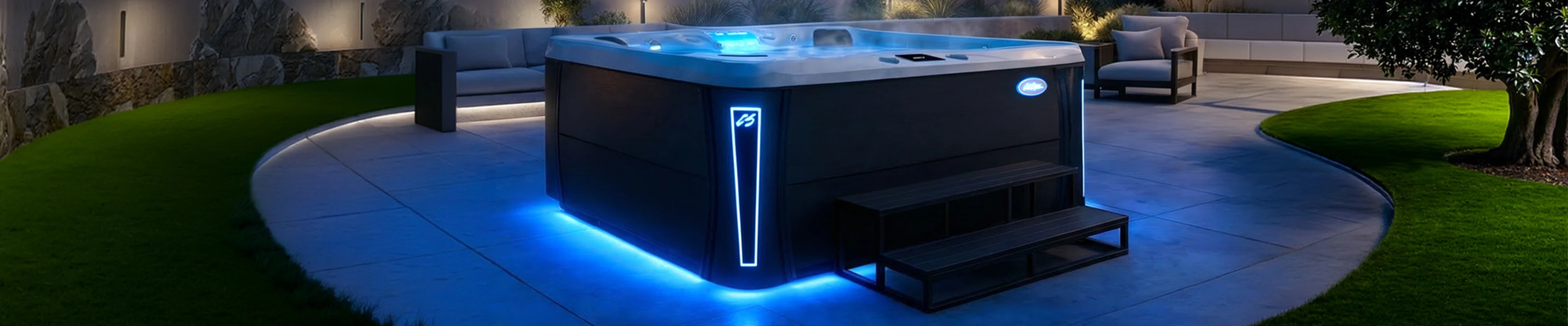 Calspas hot tub being used in a family setting - Wichita Falls